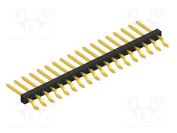 Connector: pin strips; pin header; male; PIN: 18; 2mm; SMT; 1x18