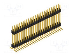 Connector: pin strips; pin header; male; PIN: 54; 1.27mm; SMT; 2x27