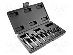 Kit: screw extractor; 2mm,3mm,4mm,6.5mm,7.5mm; 10pcs.