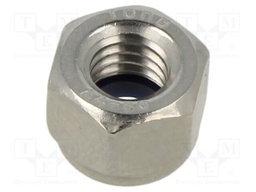 Nut; hexagonal; M6; 1; A4 stainless steel; 10mm; BN 2079; DIN 982