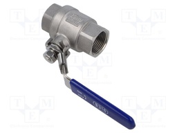 Ball valve; max.65bar@<100°C; 1.4408 stainless steel; G316