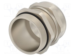 Cable gland; without nut,with long thread; M63; IP68; Mat: brass