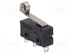 Microswitch SNAP ACTION; with lever (with roller); SPDT; Pos: 2