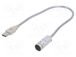 Power supply: from USB port; Tool accessories: USB light