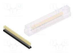 Connector: pin strips; pin header; male; PIN: 54; 2.54mm; SMT; 2x27