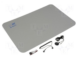 Protective bench kit; ESD; L: 900mm; W: 600mm; D: 2mm; grey; 1MΩ/km