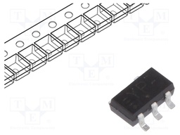 IC: digital; multiplexer; Channels: 1; IN: 2; SMD; SC74; Series: LVC