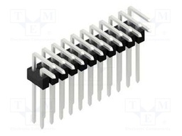 Connector: pin strips; pin header; male; PIN: 22; 2.54mm; THT; 2x11