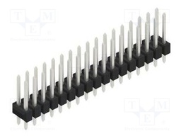 Connector: pin strips; pin header; male; PIN: 34; 2.54mm; THT; 2x17