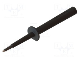 Measuring tip; 16A; black; Tip diameter: 2mm; Socket size: 4mm