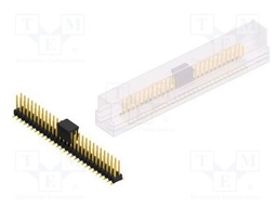 Connector: pin strips; pin header; male; PIN: 56; 2.54mm; SMT; 2x28