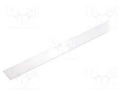 Cover for LED profiles; transparent; 2m; V: B; slide