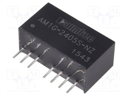 Converter: DC/DC; 1W; Uin: 18÷36V; 5VDC; Iout: 200mA; SIP8; 4.9g