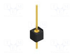 Connector: pin strips; pin header; male; PIN: 1; 2.54mm; THT; 1x1