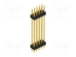 Connector: pin strips; pin header; male; PIN: 10; 2.54mm; THT; 2x5