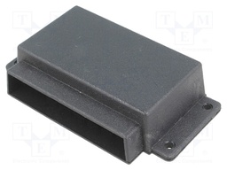 Enclosure: specialist; X: 95mm; Y: 68mm; Z: 28mm; ABS; black