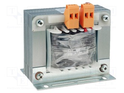 Transformer: mains; 400VA; 230VAC; 12V; 12V; Leads: terminal block