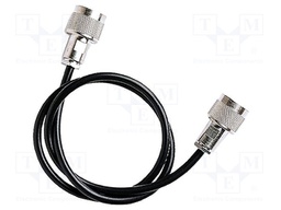 Test lead; 1.21m; black; Structure: 2x male plug type N