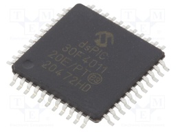 DsPIC microcontroller; SRAM: 2048B; Memory: 48kB; TQFP44; 0.8mm