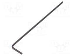 Key; hexagon keys,spherical; HEX 2mm; Overall len: 101mm