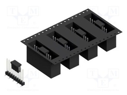 Connector: pin strips; pin header; male; PIN: 9; 2.54mm; SMT; 1x9