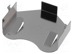 Clip; Mounting: PCB; Size: CR2450,DL2450; Ø: 24mm; 5.8mm