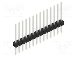 Connector: pin strips; pin header; male; PIN: 14; 2.54mm; THT; 1x14