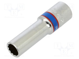 Wrench; 12-angles,socket spanner; 3/8"; long