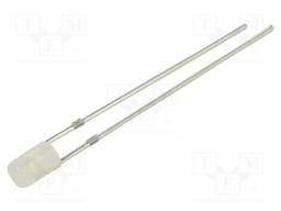 LED; white cold; 3mm; 1120mcd; 140°; Front: flat; 2.9÷3.4VDC