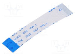 FFC cable; Cores: 20; Cable ph: 0.5mm; L: 50mm; 60V; Plating: tinned