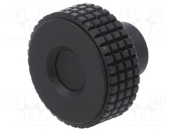 Knob; Ø: 31mm; Int.thread: M6; 12mm; H: 24mm; technopolymer (PP)