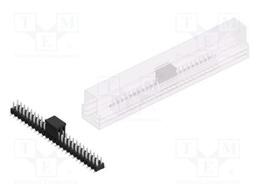 Connector: pin strips; pin header; male; PIN: 50; 2.54mm; SMT; 2x25