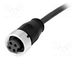Plug; 7/8"; 1.5m; female; PIN: 4; straight; with lead; TPU