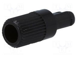 Knob; shaft knob; black; Ø6x9.5mm; Application: PT15N; B: 6.5mm