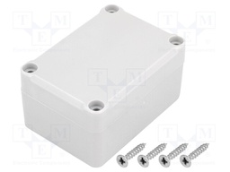 Enclosure: multipurpose; X: 50mm; Y: 70mm; Z: 36mm; polystyrene; grey