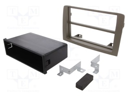 Radio mounting frame; Fiat,Lancia; 2 ISO; golden