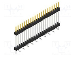 Connector: pin strips; pin header; male; PIN: 21; 2.54mm; SMT; 1x21