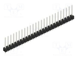 Connector: pin strips; pin header; male; PIN: 25; 2.54mm; THT; 1x25