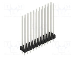Connector: pin strips; pin header; male; PIN: 22; 2.54mm; THT; 2x11