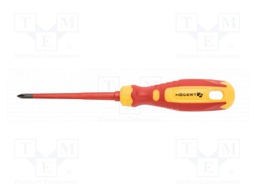 Screwdriver; slim; insulated; Pozidriv®; PZ2; 100mm; 1kVAC