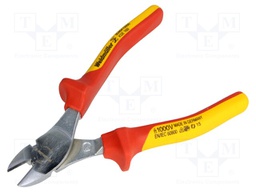Pliers; insulated,side,cutting; for voltage works; 160mm; 1kVAC
