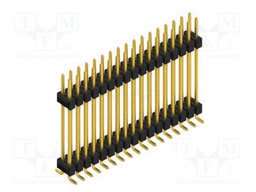 Connector: pin strips; pin header; male; PIN: 34; 2.54mm; SMT; 2x17