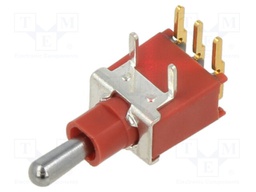 Switch: toggle; Pos: 3; SP3T; ON-OFF-ON; 0.02A/20VAC; 0.02A/20VDC