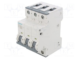 Circuit breaker; 230/400VAC; Inom: 16A; Poles: 3; DIN; Charact: C
