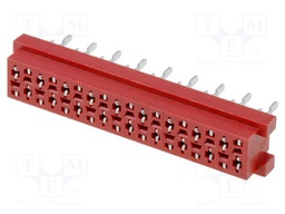 Socket; wire-board; female; PIN: 18; THT; on PCBs; 30V; 1A; -40÷105°C