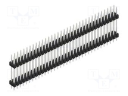 Connector: pin strips; pin header; male; PIN: 68; 2.54mm; THT; 2x34
