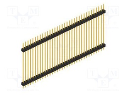 Connector: pin strips; pin header; male; PIN: 34; 2.54mm; THT; 1x34