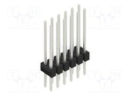 Connector: pin strips; pin header; male; PIN: 12; 2.54mm; THT; 2x6