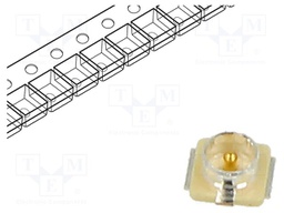 Connector: U.FL (IPX/AMC); SMT; male; socket; 50Ω