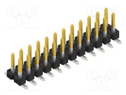 Connector: pin strips; pin header; male; PIN: 24; 2.54mm; SMT; 2x12